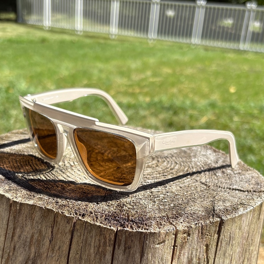 Calvin Klein Beige Sunglasses for Men